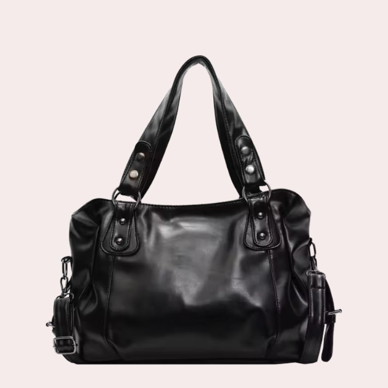 El bolso negro grande y perfecto para ir a la universidad