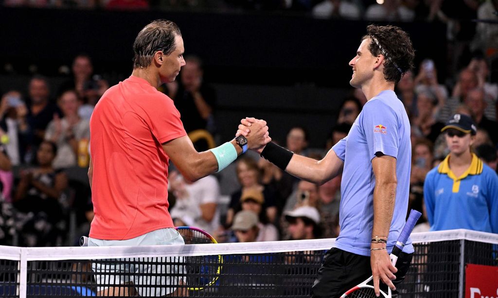 Rafael Nadal y Dominic Thiem