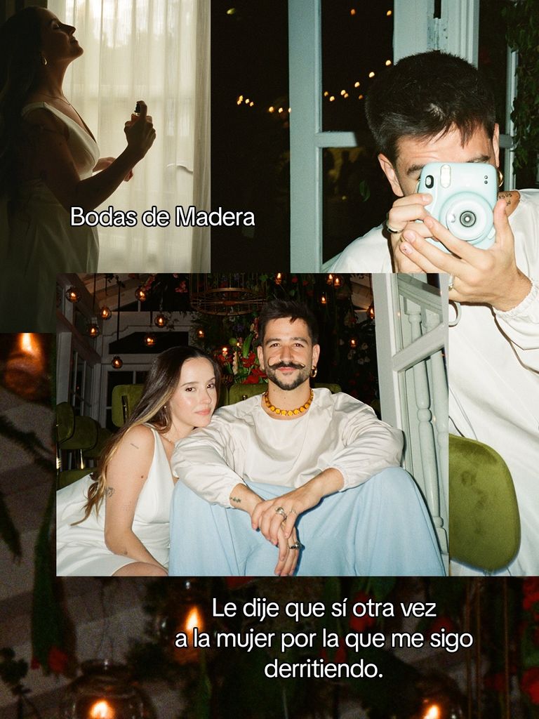 El 2025 también fue el año en el que Camilo y Evaluna celebraron sus 'Bodas de Madera' con una renovación de votos en Antigua, Guatemala