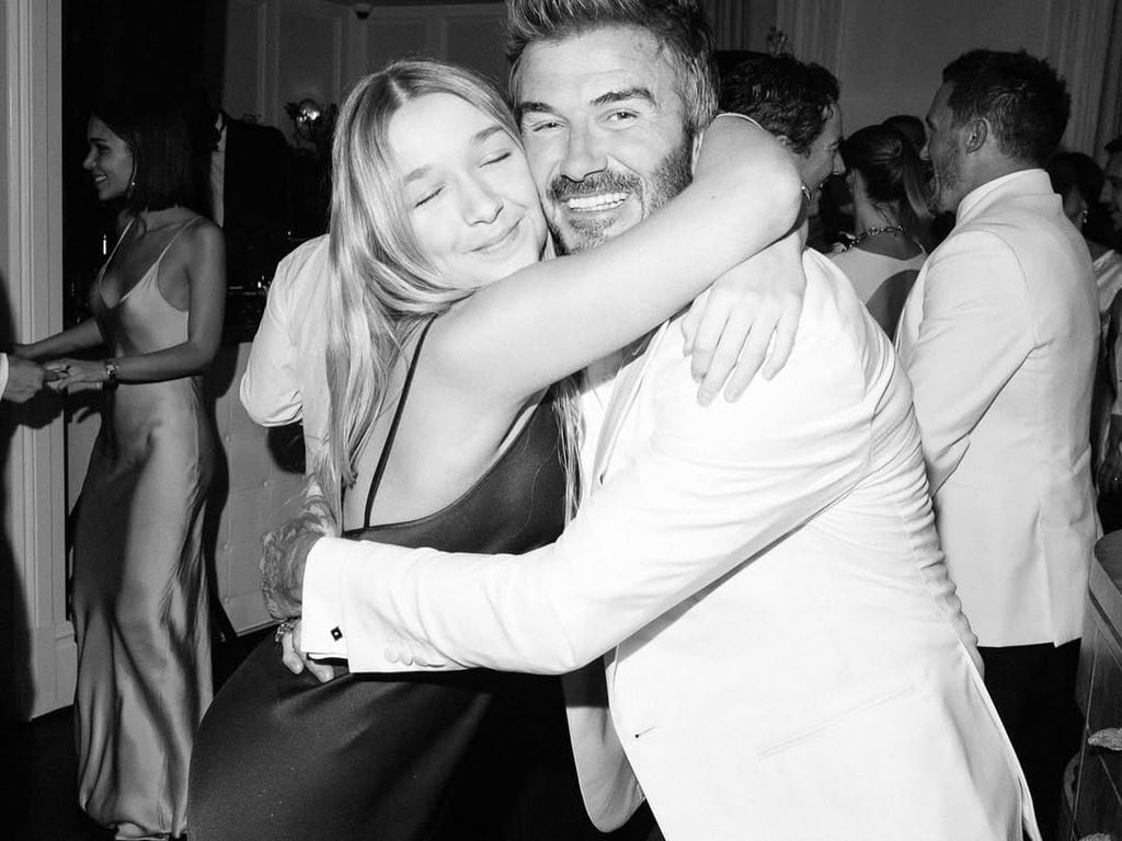 Harper y David Beckham 