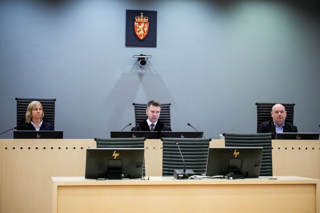 Imagen del juicio a Marius Borg