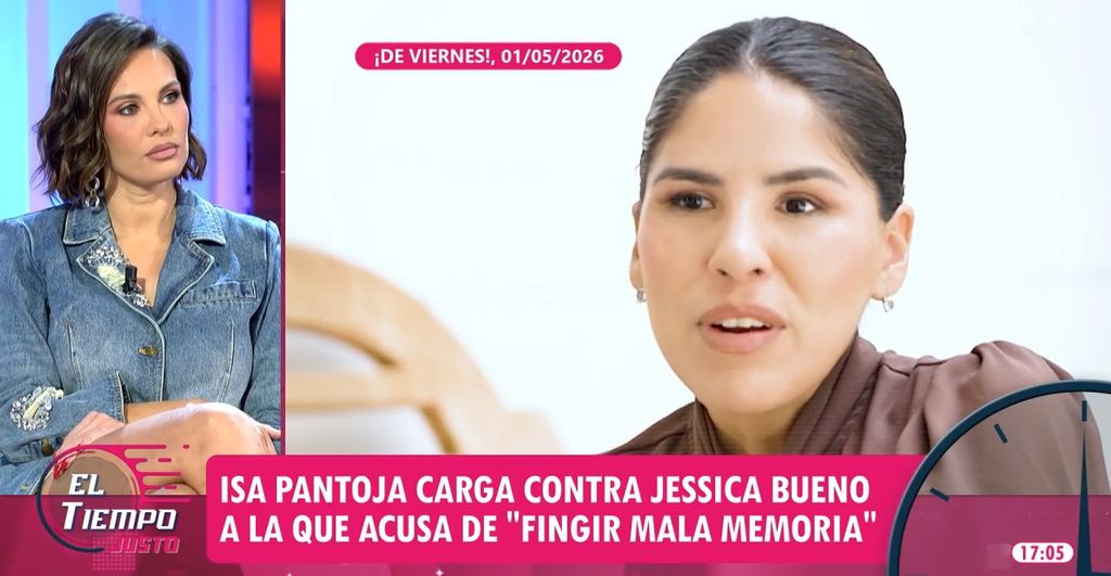 Jessica Bueno, este lunes en 'El Tiempo Justo'