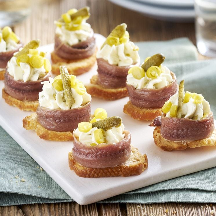 Montadito de anchoa