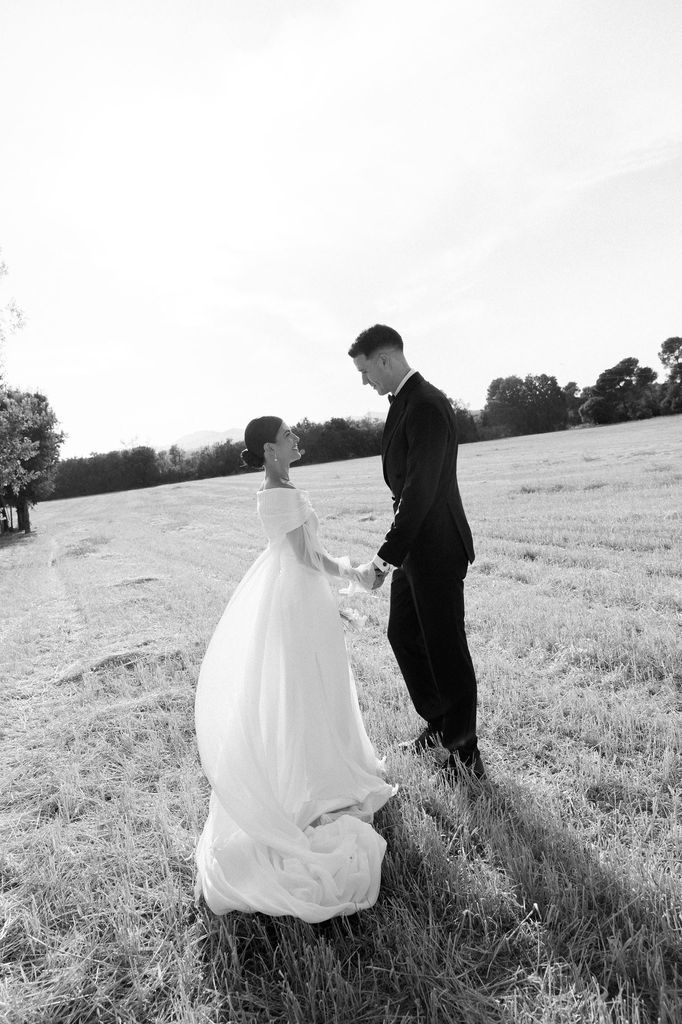 La boda del baloncestista Xabi López y Carlota