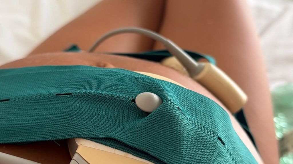 La cantante ha mostrado esta imagen de su figura premamá
