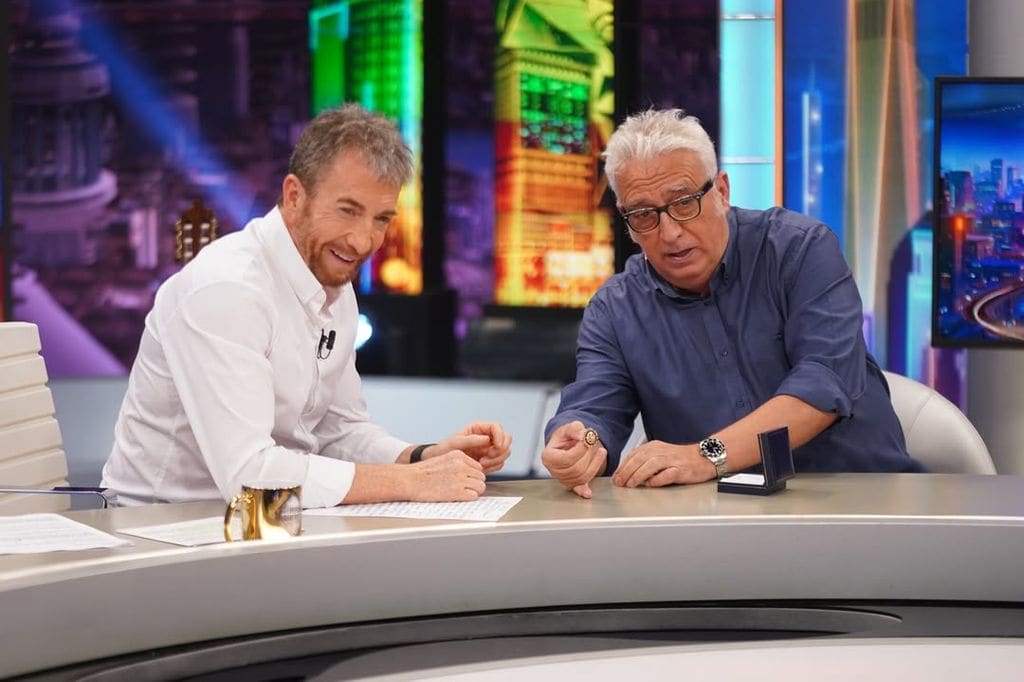 Leo Harlem con Pablo Motos en El Hormiguero