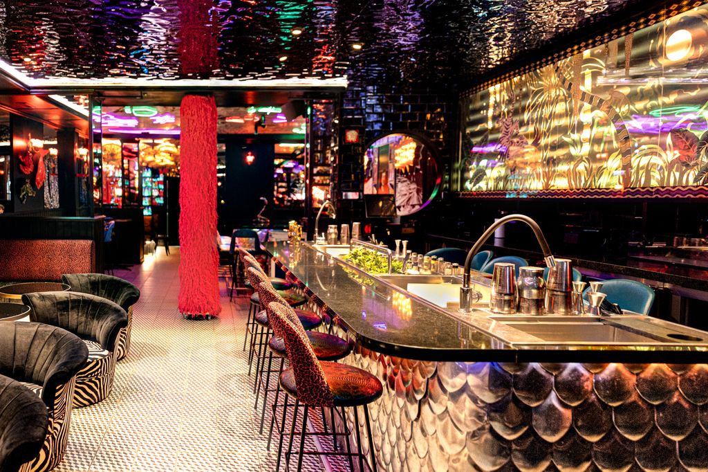 Interior de Salmon Guru