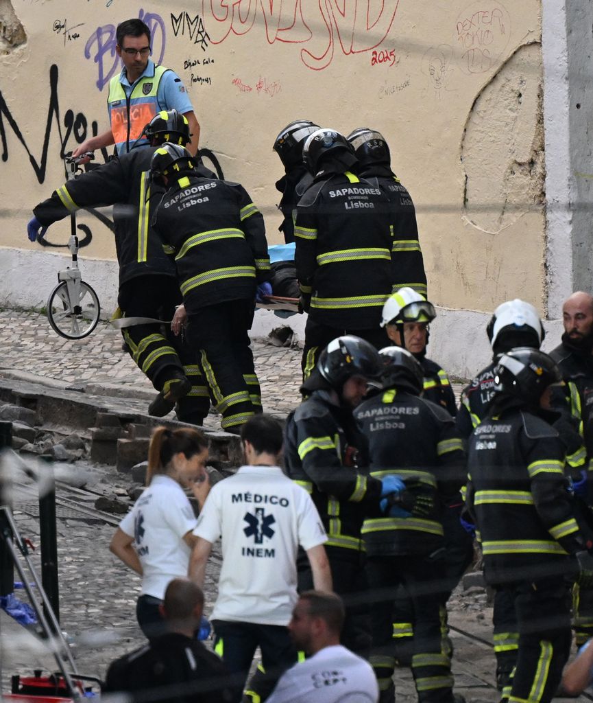 Accidente del funicular de Gloria en Lisboa
