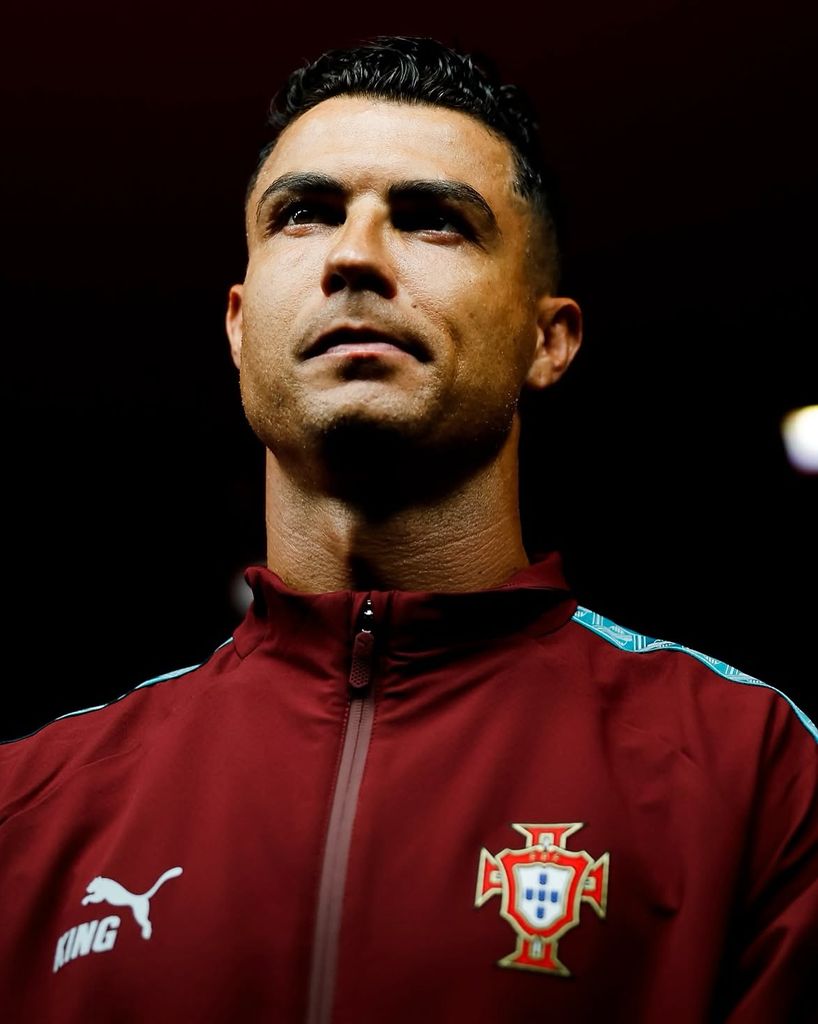 Cristiano Ronaldo ha publicado esta imagen junto a su comunicado