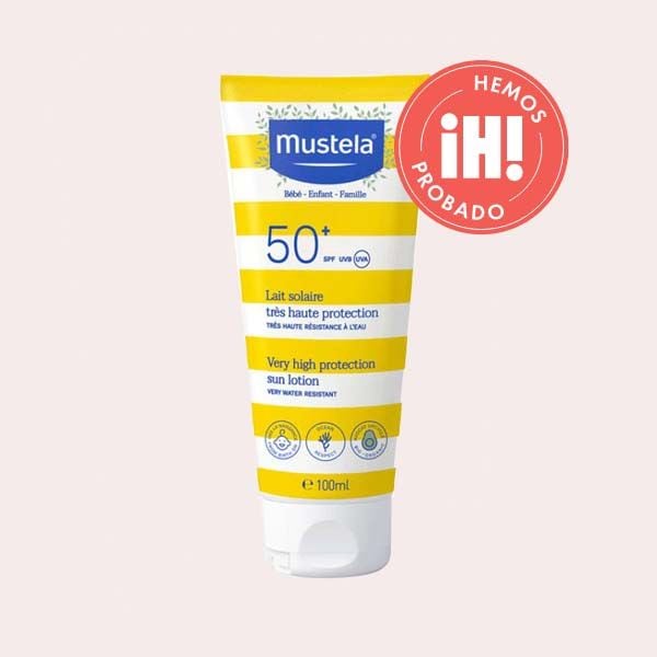 LA MEJOR PARA CARA: Leche solar Cara muy alta protección SPF 50+ de Mustela