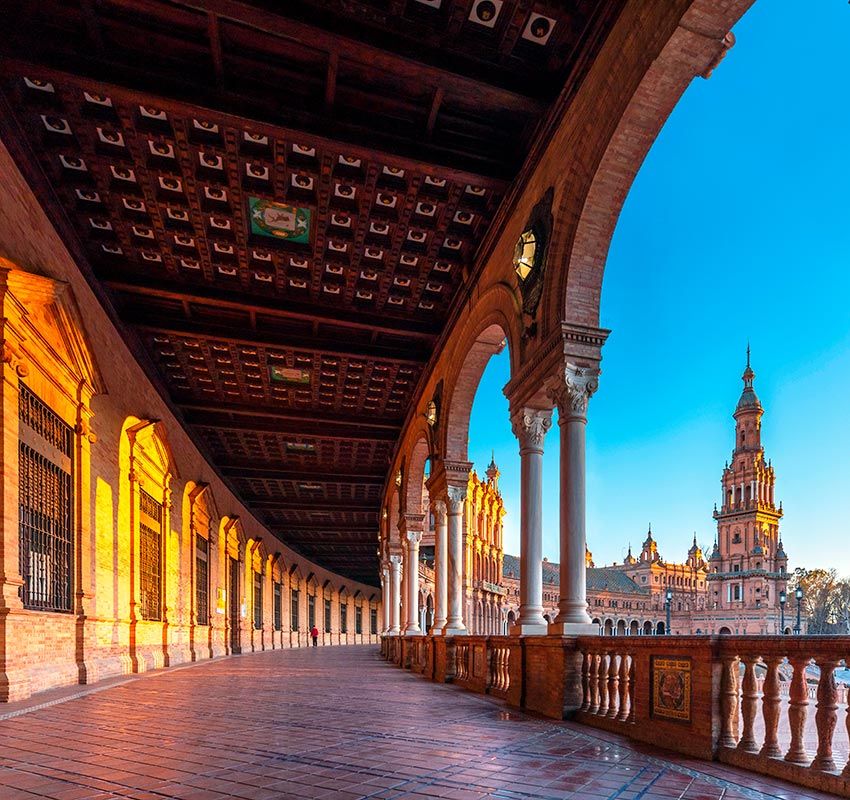 Plaza de España, Sevilla, localizaciones de cine