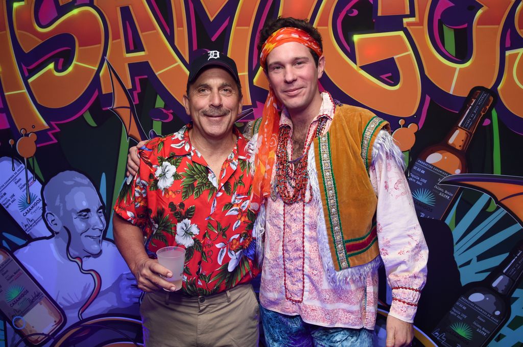 Jack Brooksbank y el empresario Mike Meldman en la fiesta de Casamigos en California en el 2019