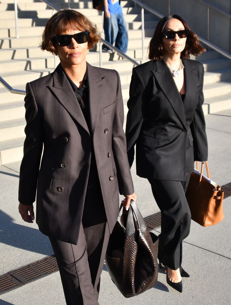 Halle Berry, a la salida del juicio en Los Ángeles
