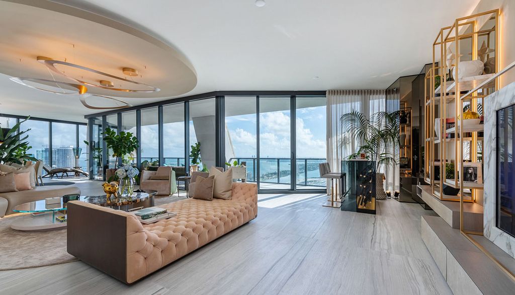 David and Victoria Beckham house in Miami.