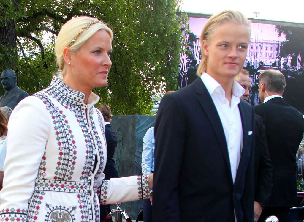 La princesa Mette-Marit y su hijo mayor, en una imagen de archivo