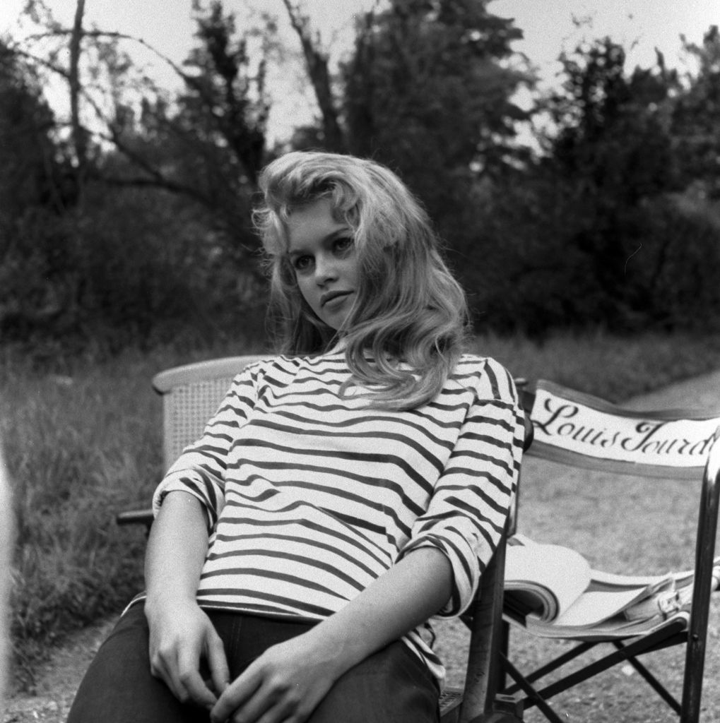 Brigitte Bardot con camiseta de rayas de inspiración marinera