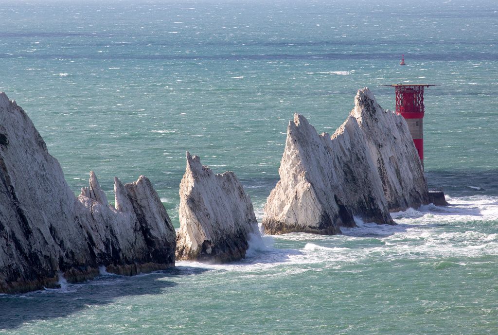 Needles, isla de Wight, Inglaterra