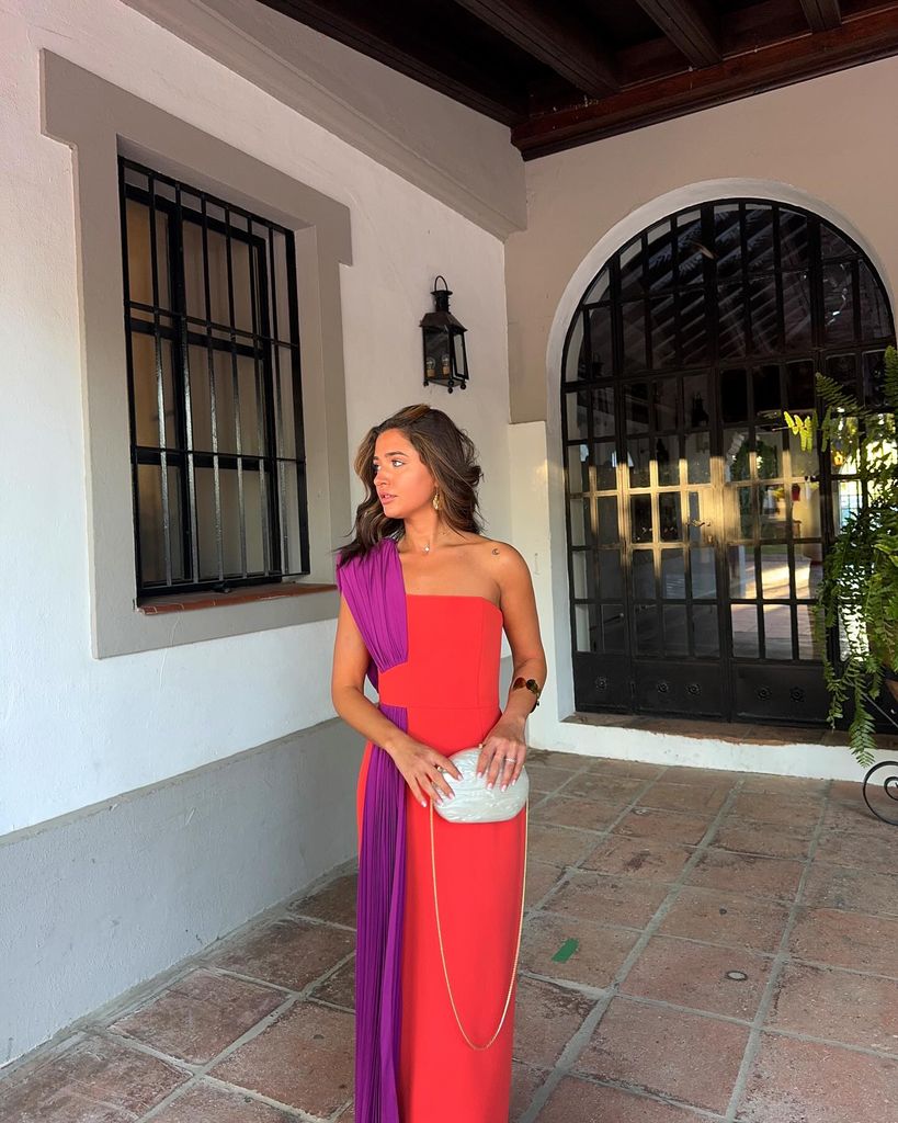 Vestidos de invitada de boda de primavera sevillanas Lucía