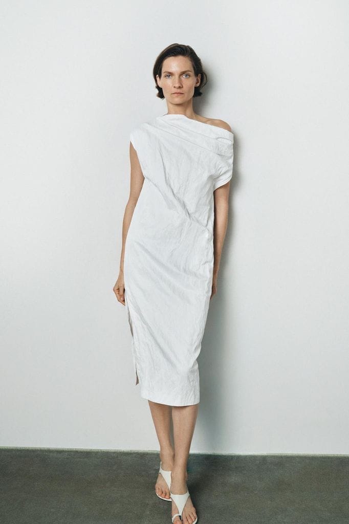 Vestido para boda civil de Zara