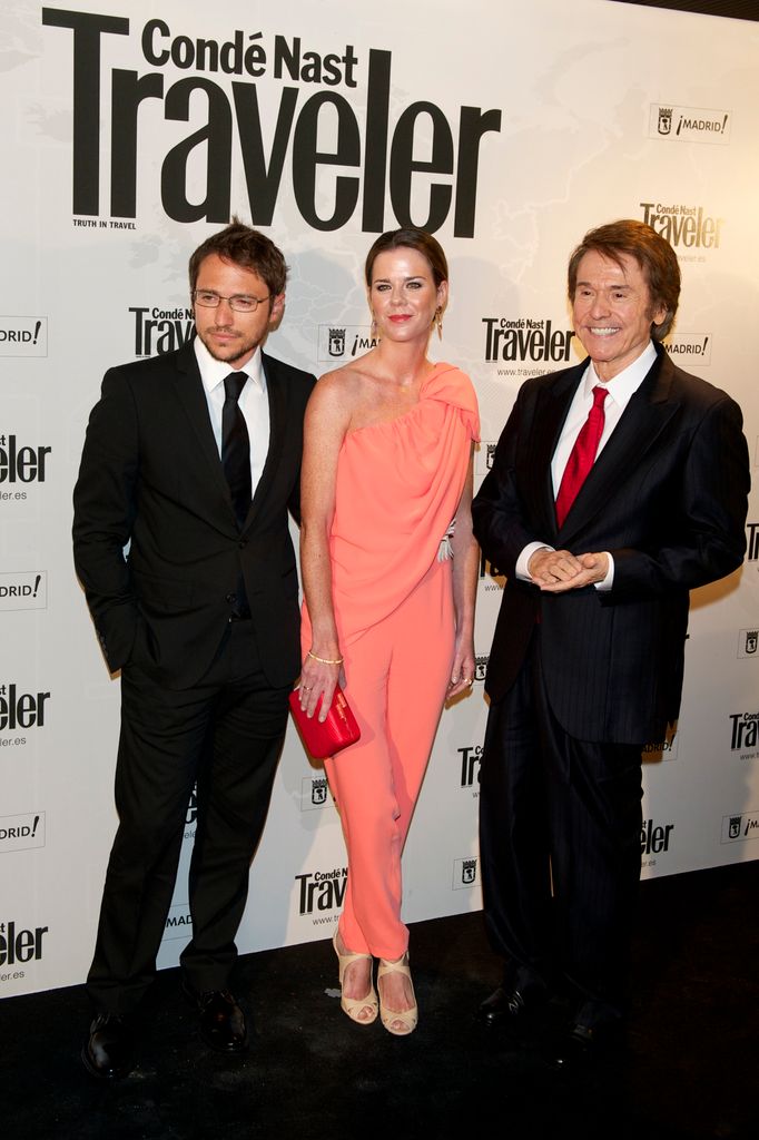 Manuel Martos, Amelia Bono y Raphael, en una imagen de archivo