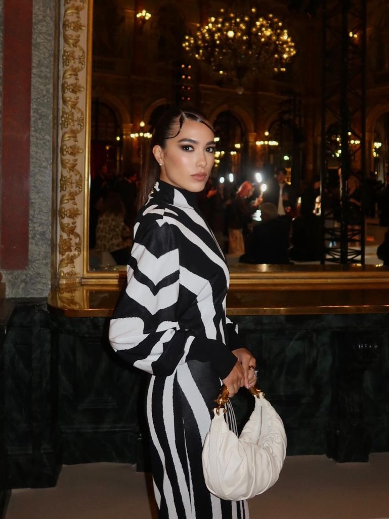 Sharon Fonseca estuvo en Francia por la Semana de la Moda de Paría.