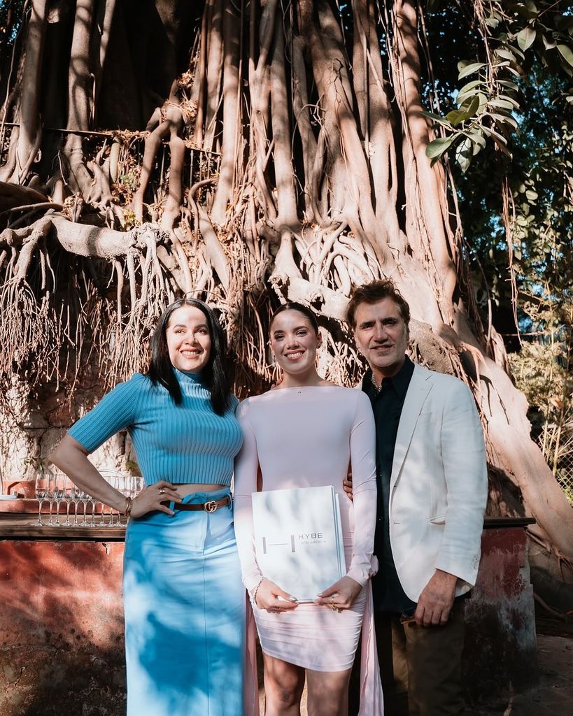 América Guinart, América Fernández y Alejandro Fernández