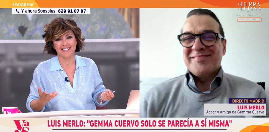 Luis Merlo, en 'Y ahora Sonsoles' este lunes