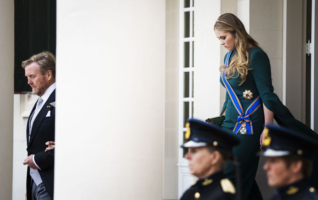 Guillermo y Amalia de Holanda en el Día del Príncipe el 17 de septiembre de 2024