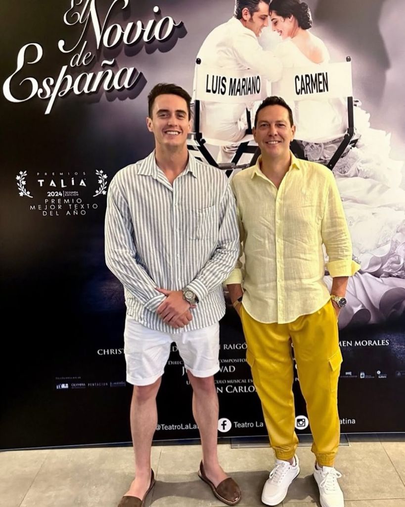 Christian, el hijo de Oscar Lozano y Carmen Morales