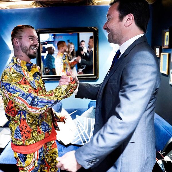 J Balvin y Jimmy Fallon