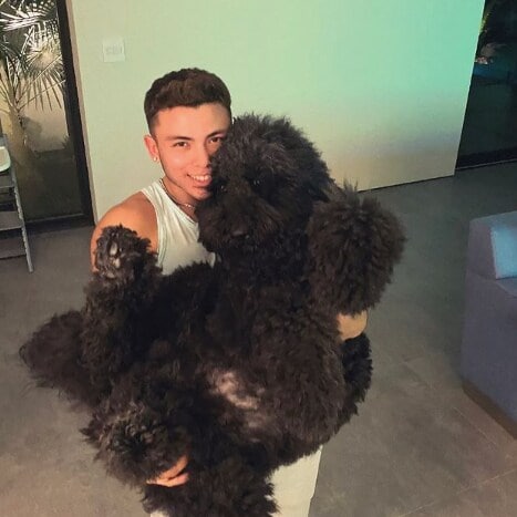cristan con su perro