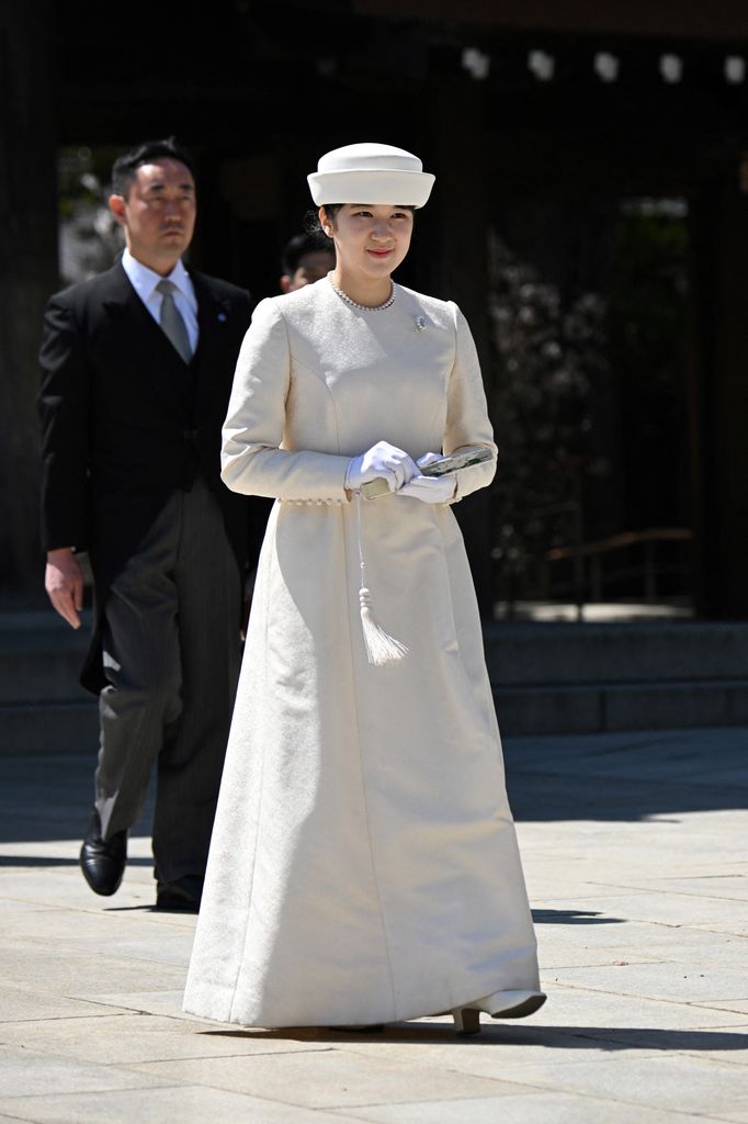 Imagen de archivo de la princesa Aiko de Japón con el mismo atuendo ceremonial