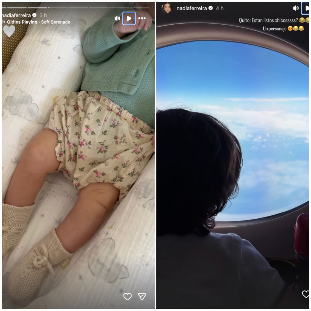 Myla y Marquitos, hijos de la pareja, también forman parte del festejo cumpleañero