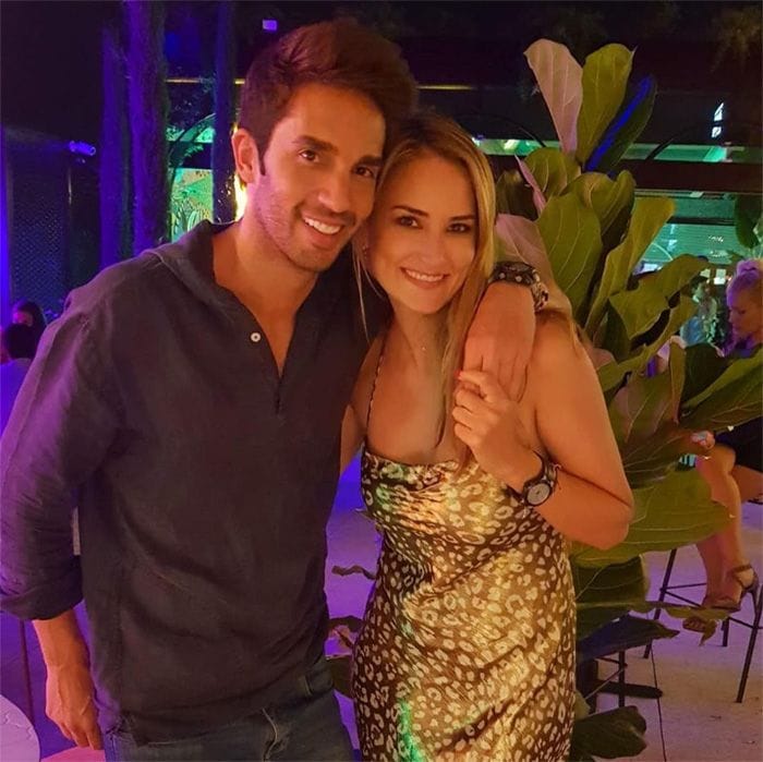 Alba Carrillo con Santi Burgoa