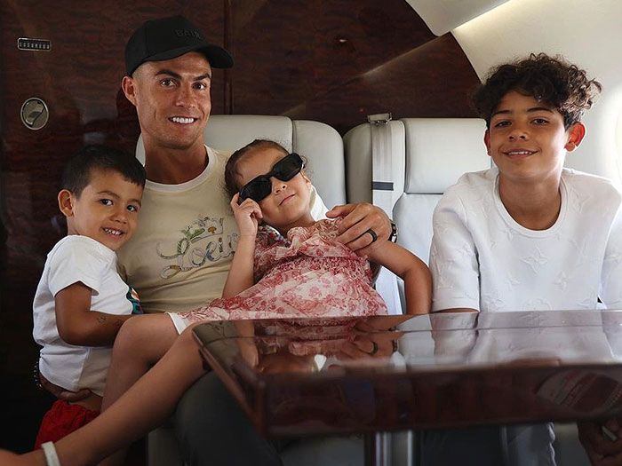 Georgina Rodríguez y Cristiano Ronaldo: primeras vacaciones con sus cinco hijos