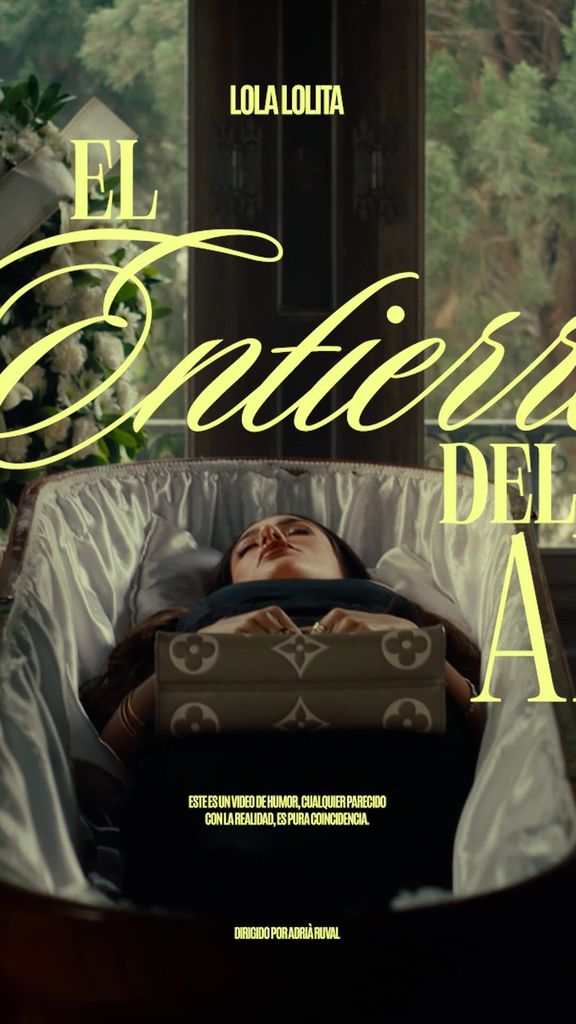 'El entierro del año' es el título del vídeo con el que Lola Lolita se despide de 2025
