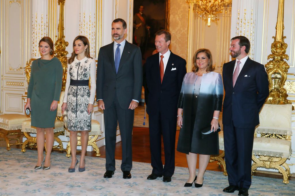 Durante la visita de los Reyes a Luxemburgo en 2014