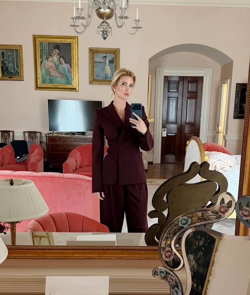 Ivanka Trump ya había usado antes aquel traje color burdeos.