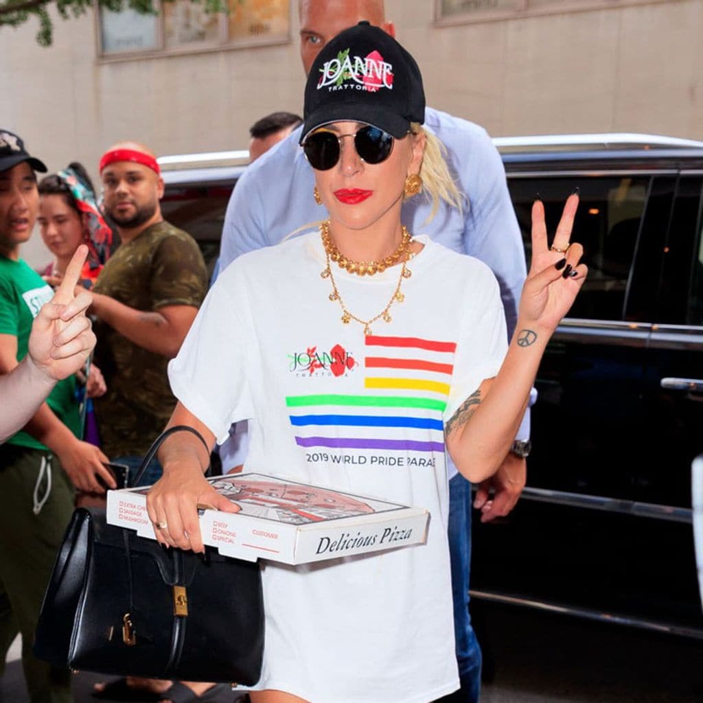lady gaga es fan de la pizza