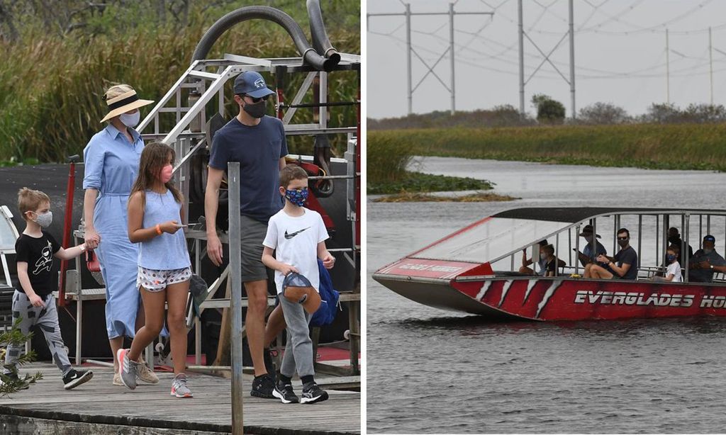 Ivanka Trump y su familia en Miami