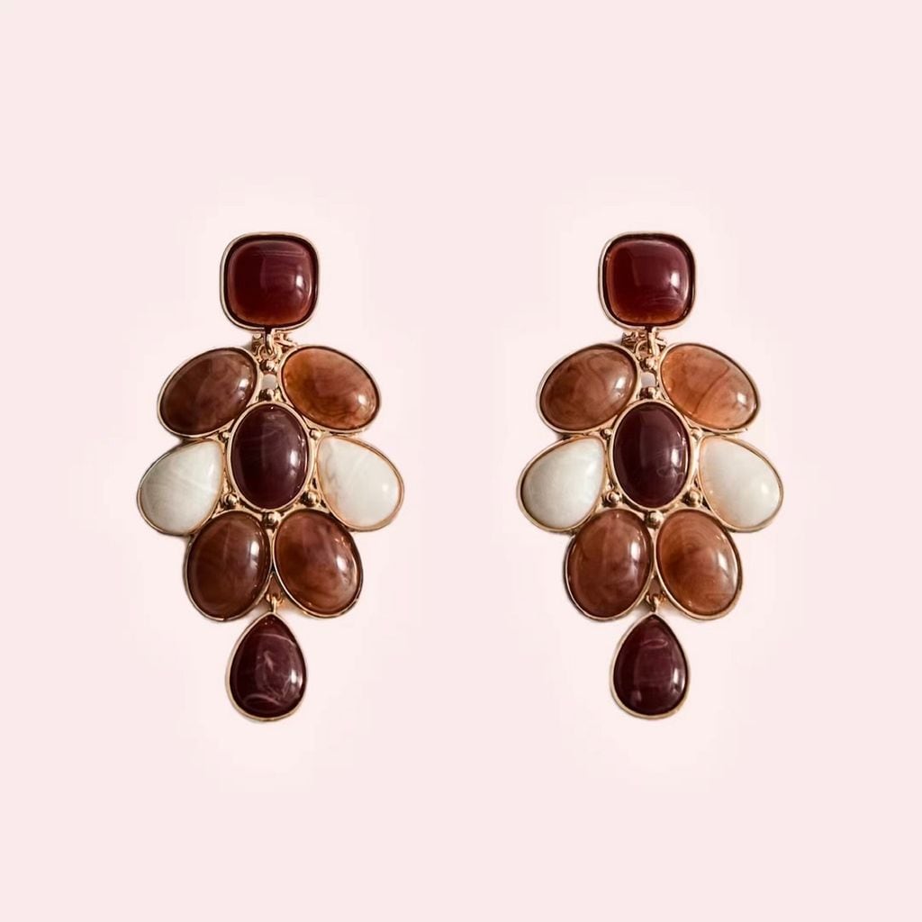 Pendientes de resina de Mango