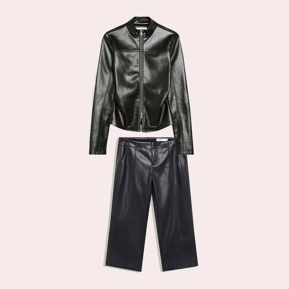 Conjunto efecto piel bershka