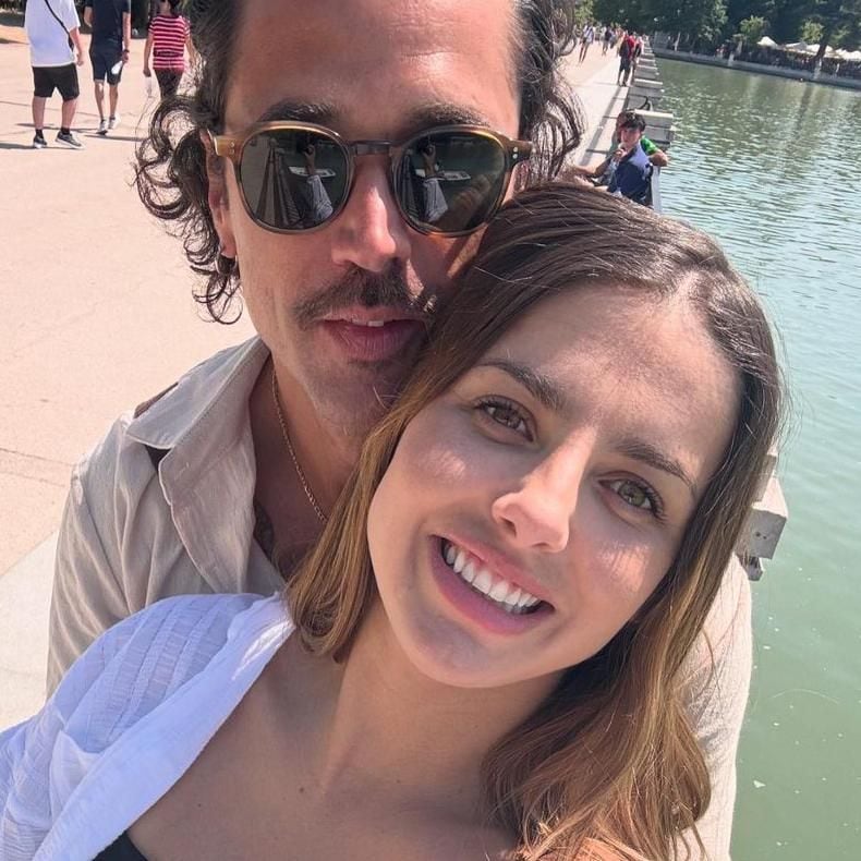 Michelle Renaud y Matías Novoa