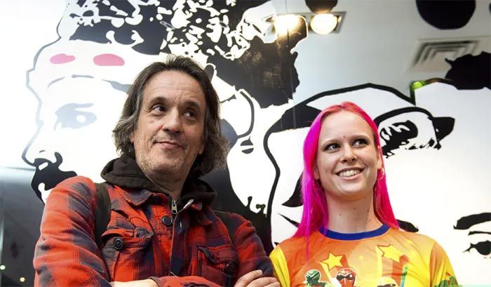 Manuel Iborra y su hija María