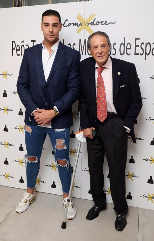 Jacobo Ostos con su padre, el fallecido Jaime Ostos