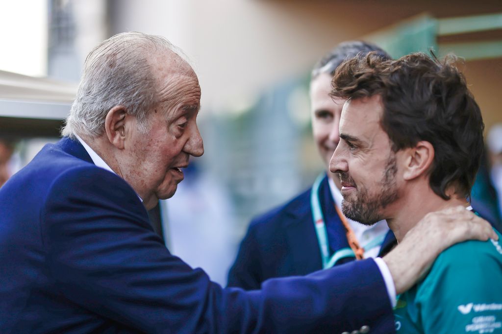 El padre de Felipe VI es un gran aficionado a las carreras, y siempre que puede apoya a los pilotos españoles
