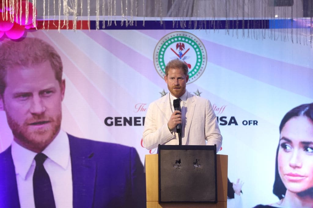 Príncipe Harry y Meghan Markle en Nigeria
