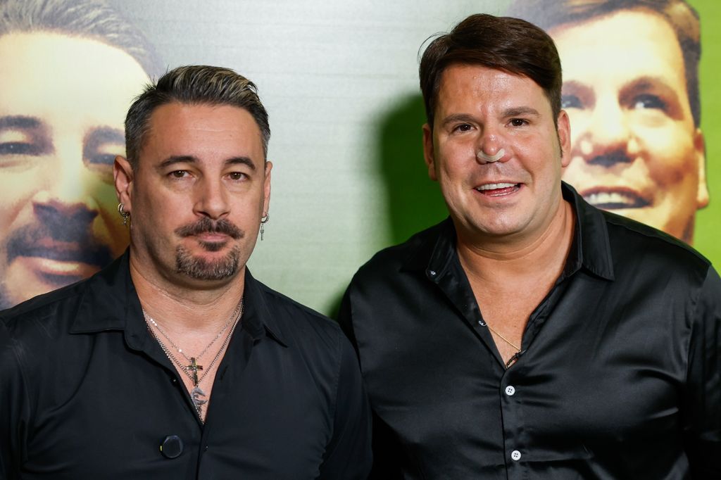 Lucas y Andy en una de sus últimas apariciones públicas antes de separarse musicalmente