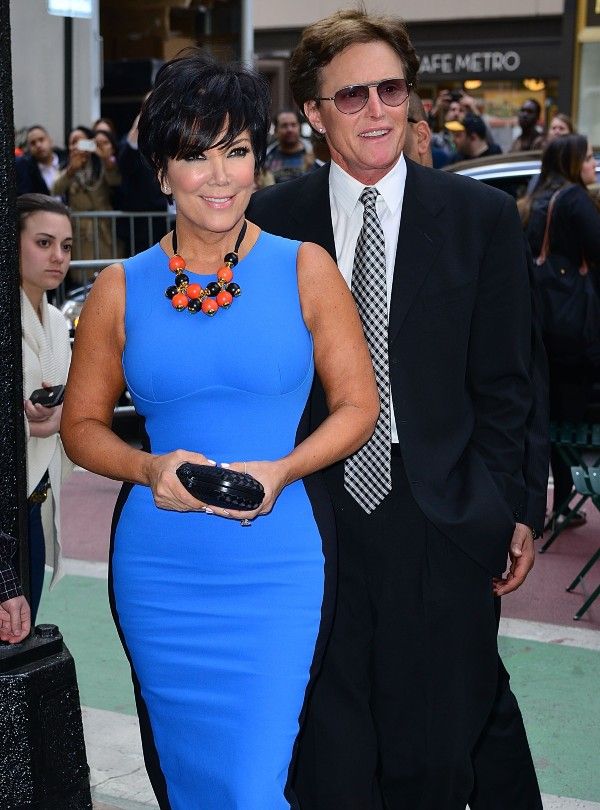 Kris Jenner y el entonces Bruce