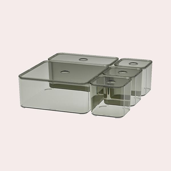 VISSLAÅN Cajas con Tapa de IKEA